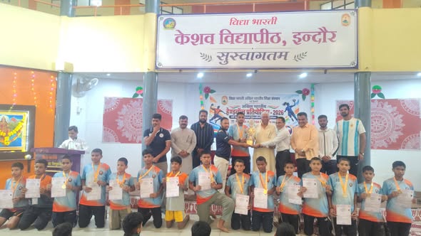 हैंडवॉल भैयाओं की टीम  SGFI में  विद्याभारती का प्रतिनिधित्व करेगी